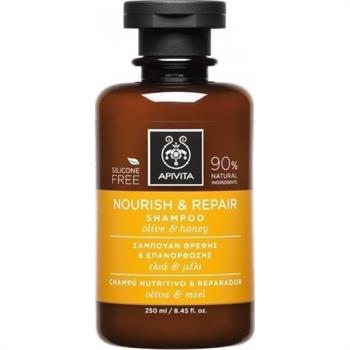 Apivita Σαμπουάν Nourish & Repair με Ελιά & Μέλι 250ml