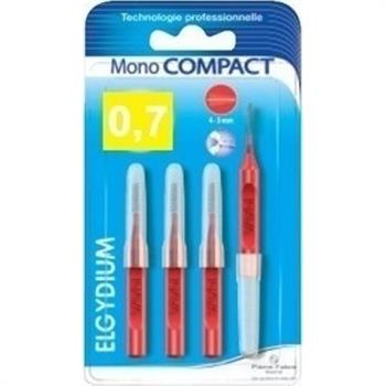 Elgydium Mono Compact Red (0.7) 4τμχ