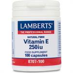 Lamberts Vitamin E 250IU 100caps