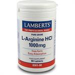 Lamberts L-Arginine HCl 1000mg 90tabs