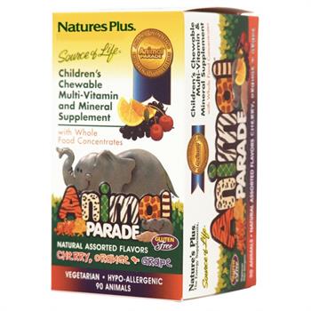 Nature's Plus Animal Parade Gummies 50tabs assorted flavor