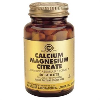 Solgar Calcium Magnesium Citrate 50tabs