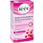 Veet Easy Strip Ταινίες Κρύο Κερί για Κανονικό δέρμα 40τμχ