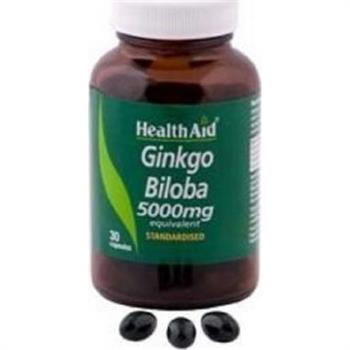 Health Aid Ginkgo Biloba 5000mg 30caps