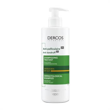 Vichy Dercos Anti-Dandruff Shampoo για ξηρά μαλλιά 390ml
