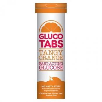Gluco Tabs ταμπλέτες υπογλυκαιμίας με Γεύση Πορτοκάλι 10tabs