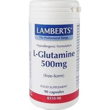 Lamberts L-Glutamine 500mg 90caps