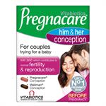 Vitabiotics Pregnacare His & Her Conception Dual Pack 2x30tabs