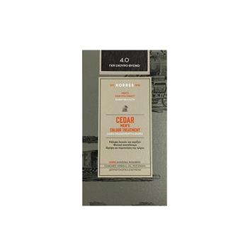 Korres Cedar Men's Colour Treatment 4.0 Γκρί Σκούρο Φυσικό