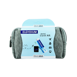 Dental Travel Kit με Οδοντόκρεμα 38ml & Οδοντόβουρτσα pocket & Νήμα Clinic Black 5m & ΔΩΡΟ γκρι Νεσεσέρ