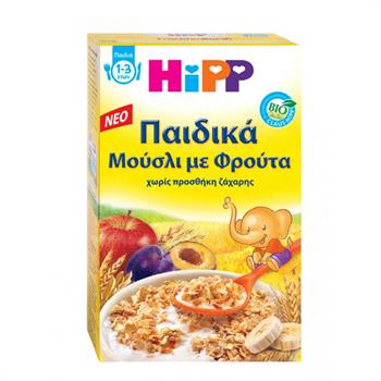 HiPP Παιδικά Μούσλι με Φρούτα 200gr