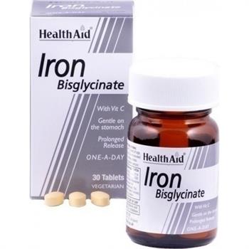 Health Aid Iron Bisglycinate 30mg 30tabs