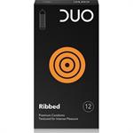 Duo Ribbed για μέγιστη απόλαυση 12τμχ
