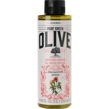 Korres Pure Greek Olive Shower Gel Verbena Αφρόλουτρο με Άρωμα Λουίζα, 250ml