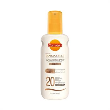 Carroten Magic Tan & Protect Suncare Milk Spray SPF20 200ml