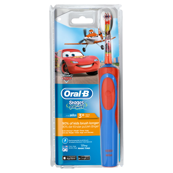 Oral-B Stages Power Kids Ηλεκτρική Οδοντόβουρτσα με τους χαρακτήρες του Cars