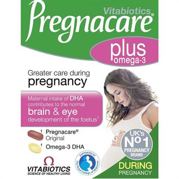 Vitabiotics Pregnacare Plus με Ωμέγα 3 Λιπαρά Οξέα 28tabs & 28caps