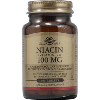 Solgar Niacin 100mg 100tabs