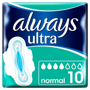 Always Ultra Normal Σερβιέτες με Φτερά 10τμχ