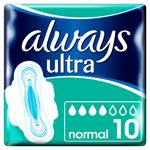 Always Ultra Normal Σερβιέτες με Φτερά 10τμχ