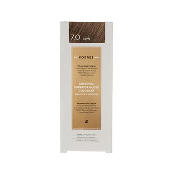 Korres Abyssinia Superior Gloss Colorant Βαφή Μαλλιών 7,0 Ξανθό
