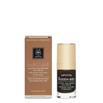 Apivita Queen Bee Kρέμα Ματιών Ολιστικής Αντιγήρανσης με Βασιλικό Πολτό σε Λιποσώματα 15ml