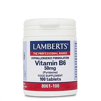 Lamberts Vitamin B6 50mg 100tabs