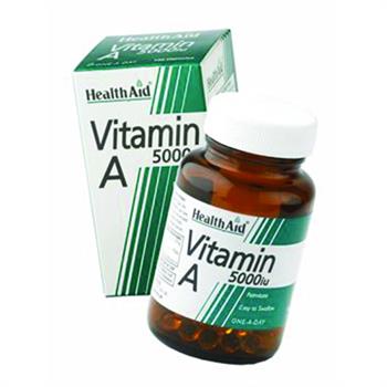 Health Aid Vitamin A 5000IU 100caps