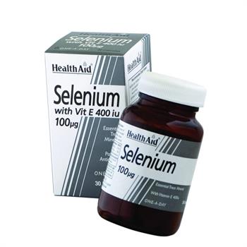 Health Aid Selenium 100Umg + Vitamin E 400IU 30caps
