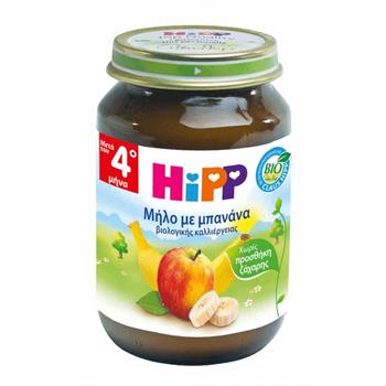 HiPP Βρεφική Φρουτόκρεμα με Μήλο & Μπανάνα 190gr