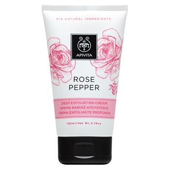 Apivita Rose Pepper Κρέμα Βαθιάς Απολέπισης 150ml