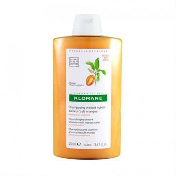Klorane Shampoo Mango Butter για Ξηρά/Ταλαιπωρημένα Μαλλιά 400ml