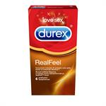 Durex RealFeel, Προφυλακτικά από Προηγμένο Υλικό χωρίς Λάτεξ για πιό Φυσική Αίσθηση 6 τμχ