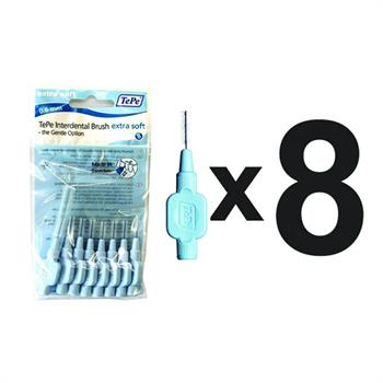 TePe X-Soft Μεσοδόντια Βουρτσάκια Μπλε 0.6mm
