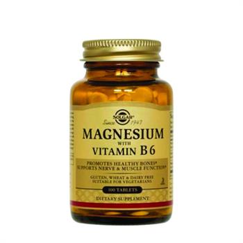 Solgar Magnesium + B6 100tabs