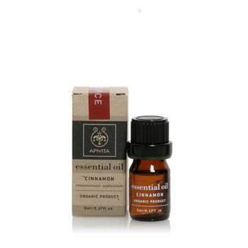 Apivita Essential Oils Αιθέριο Έλαιο Κάνελλα 5ml