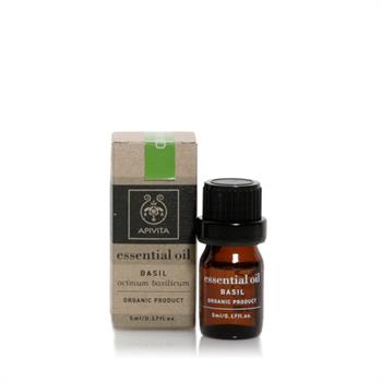 Apivita Essential Oils Αιθέριο Έλαιο Βασιλικού 5ml