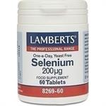 Lamberts Selenium 200mcg 60tabs
