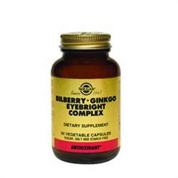Solgar Bilberry Ginkgo Eyebright 60Vegicaps