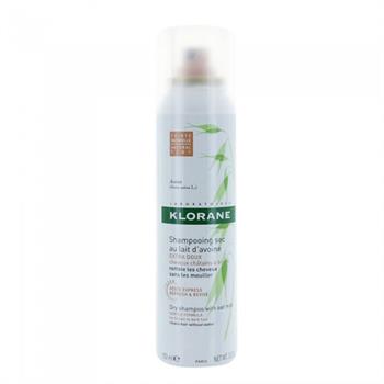 Klorane Shampoo Sec Spray Avoine Teinte Naturelle Ξηρό Σαμπουάν με Γαλάκτωμα Βρώμης 150ml