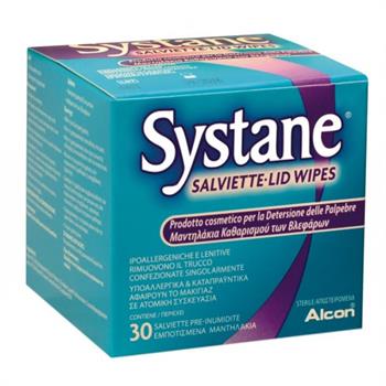Systane Lid Wipes Μαντηλάκια Καθαρισμού των Βλεφάρων 30τμχ