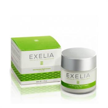 Exelia Anti-Wrinkle Night Cream για Λιπαρές Επιδερμίδες 50ml