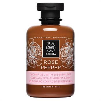 Apivita Rose Pepper Αφρόλουτρο 300ml