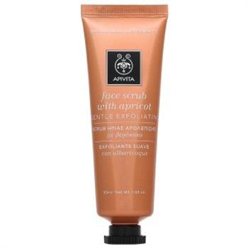 Apivita Face Scrub Ήπιας Απολέπισης με Βερύκοκο 50ml