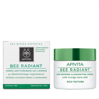 Apivita Bee Radiant Κρέμα Αντιγήρανσης και Λάμψης με Πλούσια Υφή 50ml