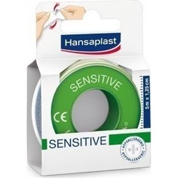 Hansaplast Sensitive Μεταξωτή Αυτοκόλλητη Tαινία 5X1,25cm