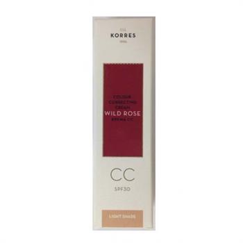 Korres Wild Rose Άγριο Τριαντάφυλλο CC Cream SPF 30 Light 30ml