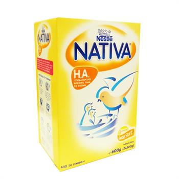 Nativa HA Bρεφικό Γάλα Υποαλλεργικό 600gr