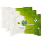Dettol Υγρά Αντιβακτηριδιακά Μαντηλάκια 3Χ15τμχ