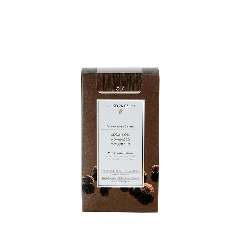 Korres Argan Oil Advanced Colorant 5.7 Σοκολατί